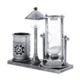 thumbnail image 2 of pitrice Hourglass Sand Timer with Built-in Light for Home Bedroom Decor Silver, 2 of 8