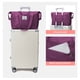 thumbnail image 5 of Bolsa de deporte grande expandible para hombre y mujer - Bolsa de viaje deportiva de 41 cm con bolsillos impermeables y resistentes al agua, compatible con portátiles de 39 cm - Morado, verde, azul,, 5 of 7