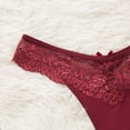 thumbnail image 6 of Noric Women's Floral Lace Spliced Hipster Briefs Low Rise Curved Fit Lightweight Breathable Panties, 6 of 6