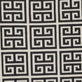 thumbnail image 6 of SAFAVIEH Montauk Alicia Geometric Cotton Area Rug, Black/Ivory, 6' x 6' Round, 6 of 6