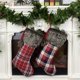 thumbnail image 4 of 1 pieza de árbol de Navidad oscuro, adornos navideños colgantes, calcetines navideños, calcetines de felpa, bolsa de regalo, bolsa de regalo para niños Sailing Electrónica, 4 of 5