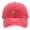 WashWatermelon Red, variant on Adult Colorful Fish Embroidery Washed Cap, Casual Versatile Vintage Soft Top Baseball Cap