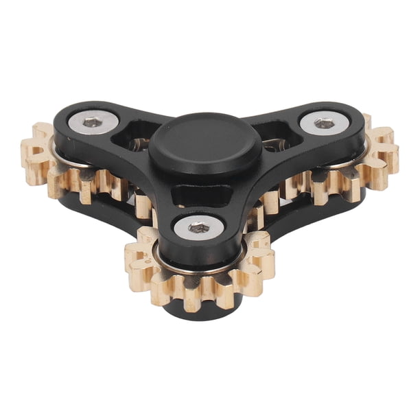 De Mano 4 Engranajes Fidget Bearing Toy Stress Reducer Ansiedad Juego para Niños Adultos Gears Linkage Fidget Gyro Toy Metal DIY Hand Spins Long Time EDC Meditación ANGGREK Otros