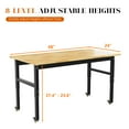 thumbnail image 5 of Guqiart Adjustable Height Workbench, 48" Rectangle, 1.5" Thick, 5 of 8