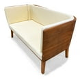 thumbnail image 3 of LuXeo Olivia Teak Deep Seating Outdoor Conversation Sets, 4-Person, 3 of 10