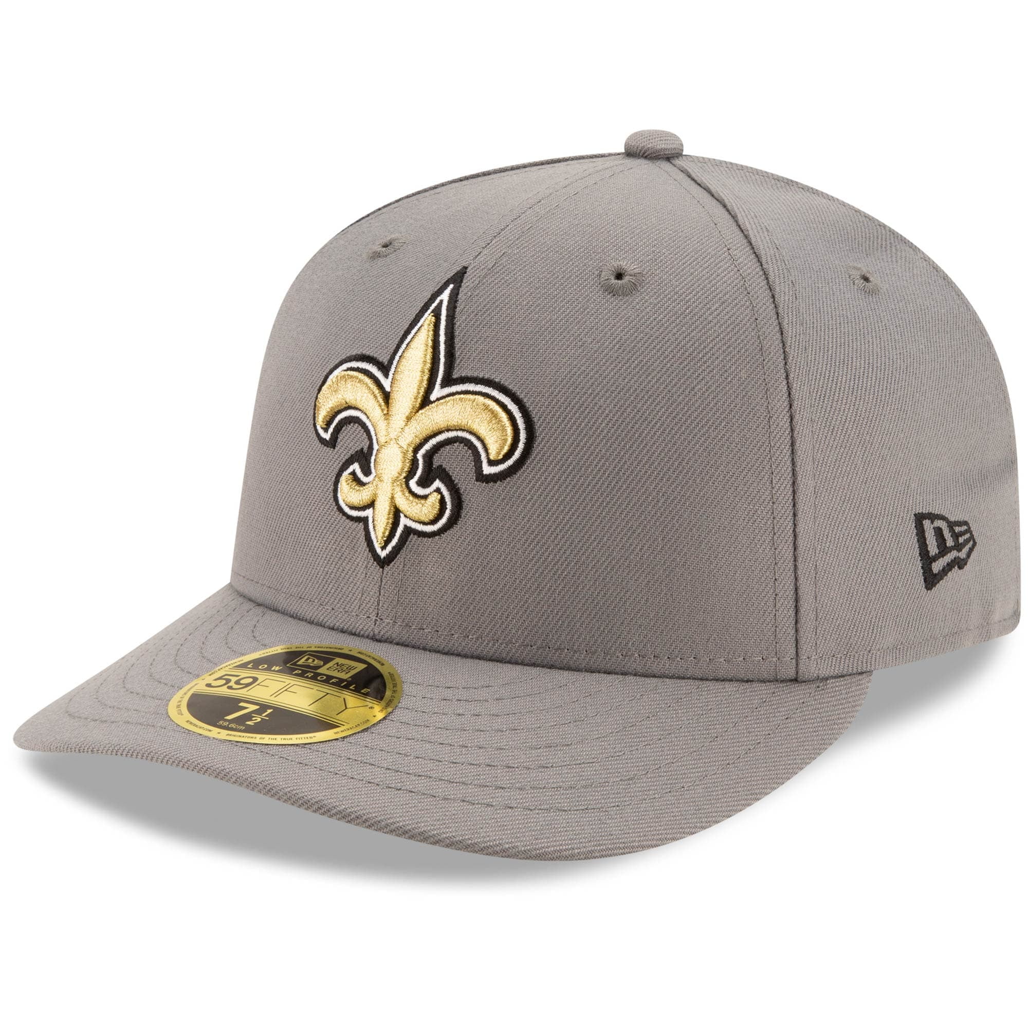 New Orleans Saints New Era Storm Low Profile 59fifty Fitted Hat Graphite Walmart Com Walmart Com