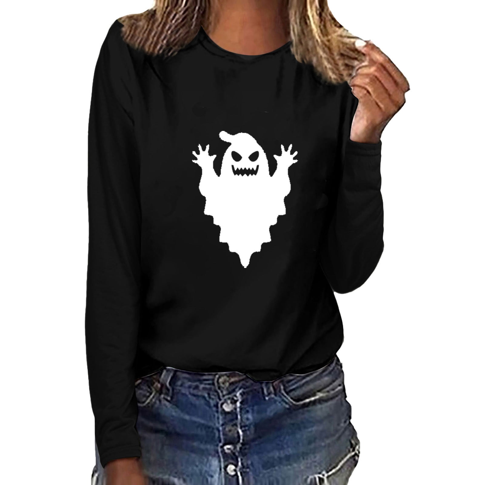 Women Plus Size Halloween Sweaters 
