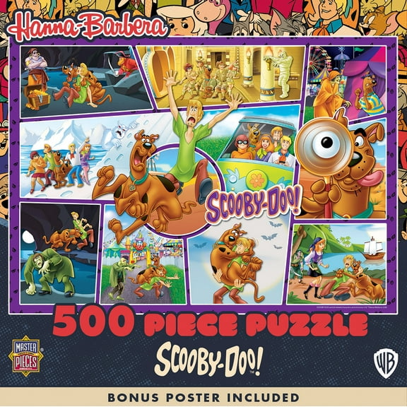 MasterPieces Hanna Barbera - Scooby-Doo! Collage 500 Piece Jigsaw Puzzle for Adults