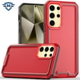 thumbnail image 2 of For Samsung Galaxy s24 Ultra METKASE Rank Tough Strong Modern Fused Hybrid in Slide-Out Package - Red, 2 of 4