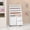 White, variant on Haooyeah 6-Tier Nail Polish Storage Cabinet with RGB Light Drawers Mobile Organizer White