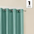 thumbnail image 5 of Faux Silk Drapery Grommet Window Panel, 5 of 5