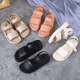 thumbnail image 1 of Sandalias de estilo japonés de verano con suela gruesa para estudiantes, informales, sencillas, para playa, romanas, para mujer, 1 of 4