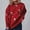 Red, variant on AOOCHASLIY Clearance Sweaters Ladies Christmas Tree Thickened Casual Print Long Sleeve Round Neck Pullover Sweater Top