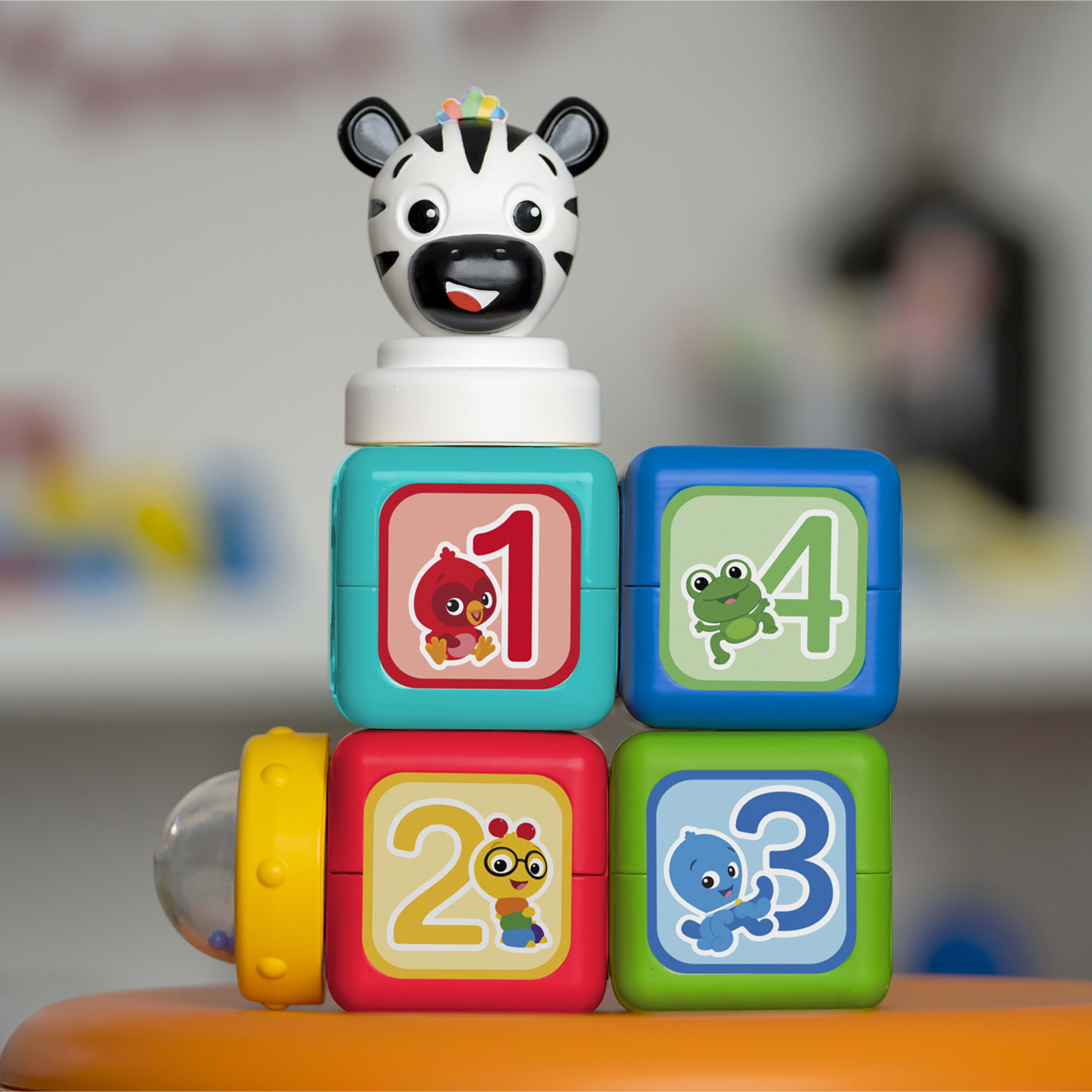 Baby Einstein Connectables 6-Piece Magnetic Activity Building Baby Blocks Toys, 6 months+ Unisex