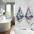 thumbnail image 6 of Dreamtimes Mandala Elephant Patterned Hand Towels 2 PCS, Cotton Bath Towel for Drying Face Hands Body Decorative Water Absorbent Lightweight Towels for Bathroom Ktichen Travel Gym,16"x28", 6 of 7