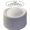 thumbnail image 3 of Hsqqdc White Acrylic Pillbox Hat, Vintage Dome Fascinator Base Hat for Formal Events, 3 of 7