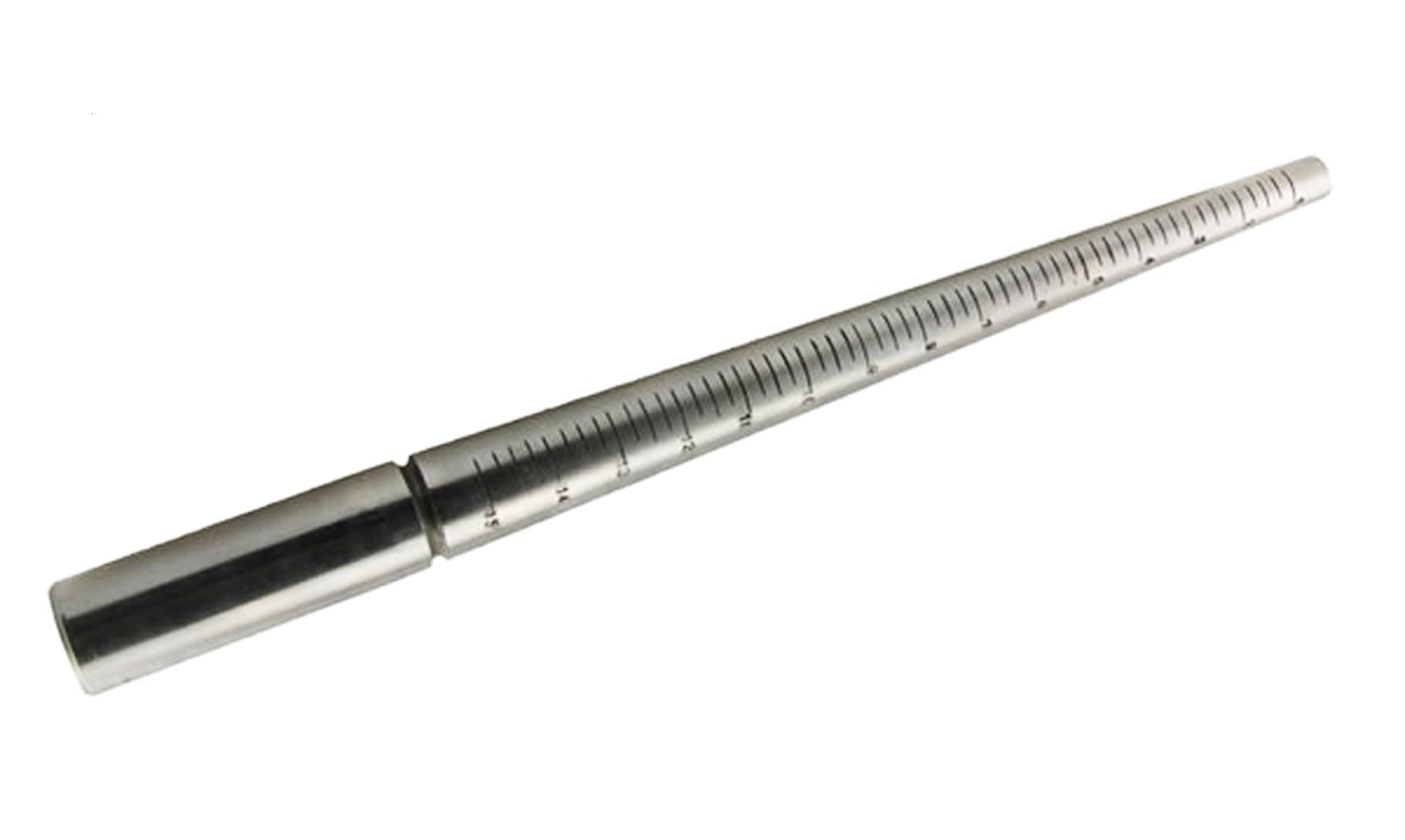 STAINLESS STEEL RING MANDREL 1-16 with ring blank gauge 