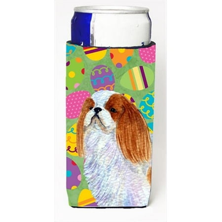 

English Toy Spaniel Easter Eggtravaganza Michelob Ultra bottle sleeves For Slim Cans - 12 Oz.