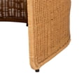 thumbnail image 2 of Pemberly Row Natural Rattan Barrel Dining Chair with Removable Cushion, 2 of 9