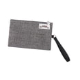 thumbnail image 2 of Bolso de mano con cerradura y contraseña, bolso para documentos, informal, organizador de certificados, organizador de archivos de oficina para sellos Gris, 2 of 8