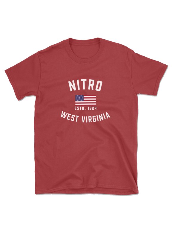 Nitro West Virginia Patriot Men's Cotton T-Shirt