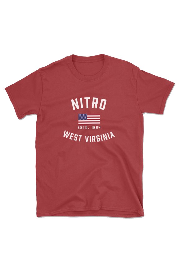 Nitro West Virginia Patriot Men's Cotton T-Shirt