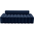 thumbnail image 5 of Meridian Furniture Melody Navy Velvet Sofa, 5 of 12
