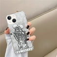thumbnail image 2 of Lovers Tarot Case Compatible with iPhone 13,Aesthetic Art Design TPU Bumper Bumper Cover Case, 2 of 6