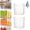 2pcs-S, variant on Crystal Clear Freezer Storage Bins, 2026 Upgraded Freezer Drawer Organizer Bins with Handles, Multipurpose Clear Plastic Storage Bins for Refrigerator and Pantry, Easy to Clean