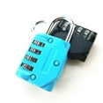 thumbnail image 4 of Wweixi Digital Combination Lock Resettable Portable Password Padlock Shackle Suitcase Bag Luggage Protector Gym Door Locking As shown, 4 of 6