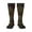 3 Black, variant on Casino Icons Pattern Women’s Knee High Crew Socks,Trouser Socks Comfortable, Breathable, Moisture-Wicking and Soft