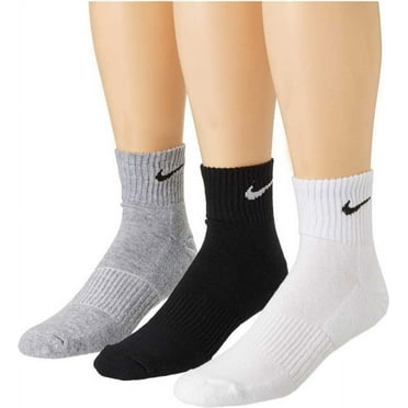 Nike Unisex Breathable Cotton Athleisure Socks, Multicolor (3 Pack)