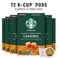 thumbnail image 2 of Starbucks Caramel, Flavored Keurig K-Cup Coffee Pods, 100% Arabica, 72 Count, 2 of 7