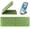 Green, variant on Mini Foldable Bluetooth Keyboard - Portable Wireless Full Size Keyboard (Sync Up to 3 Devices), Ultra-Slim Aluminum Travel Folding Keyboards for iPhone iPad Mac Android Windows iOS (Green)