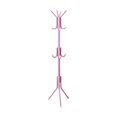 thumbnail image 1 of coat Rack Multi Stand Holder Coat Rack Clothes for Hall Purse Entryway Pink, 1 of 8