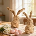 thumbnail image 1 of Dianli Gifts Easter Decor Spring Decor Rattan Bunny Woven Bunny Easter Grass Woven Bunny Tabletop Decoration Handwoven Wicker Bunny Spring Embellishment Rustic Easter Centerpiece Easter Decor, 1 of 7
