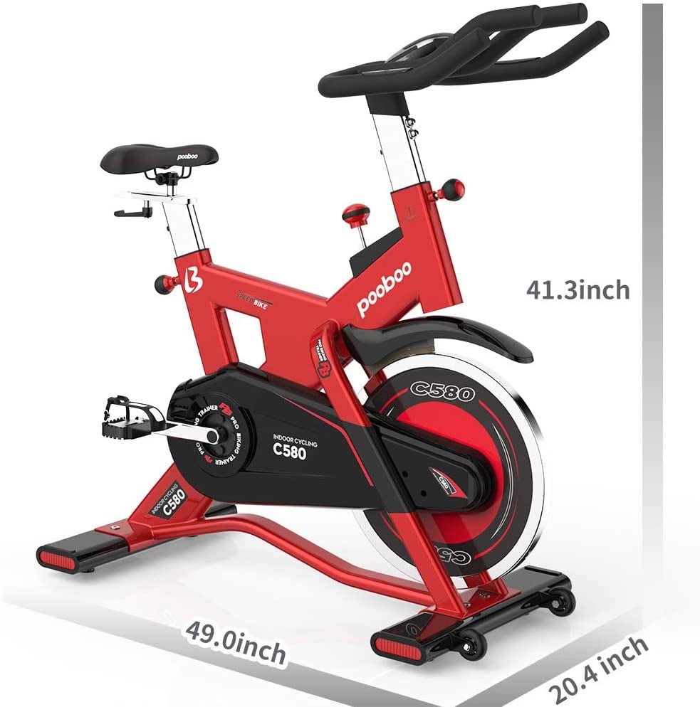 Magnetic Resistance Upright Bike With LCD Display for Women Wen Senior Home Office Cardio Workout Bike Training Belt Drive Stationary Bike L NOW Exercise Bike Indoor Cycling Bike