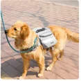 thumbnail image 4 of Mochila de entrenamiento para perros de gran capacidad, arnés de capacidad doble, correa de pecho ajustable reflectante para mascotas, collar de almacenamiento de entrenamiento, 4 of 5