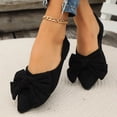 thumbnail image 5 of CHICVOMEY Pointed Toe Flats for Women Flats with Bow Comfortable Slip on Ballet Flats for Causal & Dress Shoes, 5 of 8