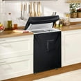 thumbnail image 7 of NANAhuang Black Chest Freezer Cover, Waterproof Freezer Cover 25Lx23Wx34H Compact for 3.5 Cubic Feet Chest Freezer Full Cover Deep Freezer Cover with Top Cover for Open, Zipper Pocket, Strap, 7 of 7