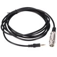 thumbnail image 1 of FOSA 10 pies conector XLR de 3 pines hembra a 1/8 "" 3,5 mm macho estéreo Jack micrófono cable de audio, 1 of 1