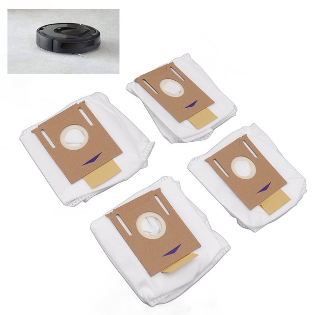 Accesorios de Barrendario, 4 piezas abdominales y bolsita de polvo de barredora de fibra fácilmento desmontado para la limpieza