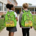 thumbnail image 2 of Jeiento Dinosaur 17 Inch Backpack Set 4-Piece Lunch Bag Pencil Case Water Bottle Holder Green Lightweight Tear-Resistant Large Capacity for Kids Boys Girls Students, 2 of 7
