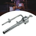 thumbnail image 1 of Drum Hardware Soporte de montaje de percusión, soporte de tambor de tom, soporte de soporte de soporte de tom único duradero para reproductor de Varilla Corta, 1 of 8