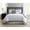 White and Grey, variant on Truly Soft Everyday Hotel 7-Piece Full/Queen Duvet Set in White and Black, Polyester , Adult, All Season, OEKO-TEX Certified