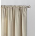 thumbnail image 2 of Eclipse Draft Stopper 63" Room Darkening Rod Pocket Window Curtain Panel, 2 of 3