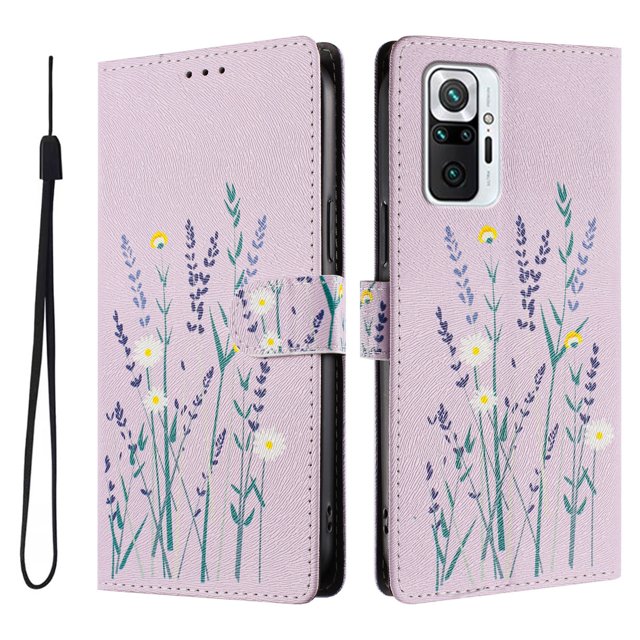 FOXDOCK Funda Tipo Cartera para Xiaomi Redmi Note 10 Pro 4G con Soporte y Correa – Diseño de Patrones Lindos