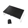 thumbnail image 4 of Mini mesa de campamento plegable mesa de campamento estable práctica para caminar Barbq Garden Negro, 4 of 8