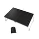 thumbnail image 4 of Mini mesa de camping plegable, ligera y portátil con almacenamiento Negro, 4 of 9
