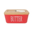 thumbnail image 2 of CSChome Ceramic Butter Dish Ceramic Butter Dish with Lid, Multipurpose Large Capacity Butter Keeper, Easy to Clean, 2 of 6